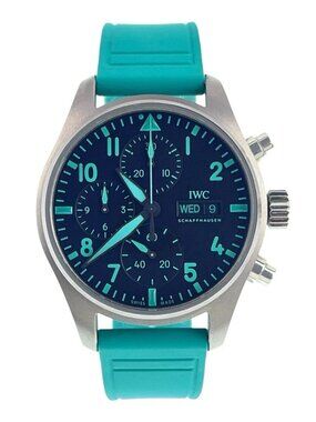 IWC Pilot AMG Petronas Titanium Black Dial 41mm Automatic Mens Watch IW388108